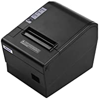 Impresora térmica-Entweg Impresora de recibos térmica de 80 mm con cortador automático. Interfaz Ethernet USB. Impresión…